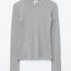 Ribbed Long-Sleeve Top