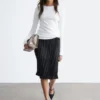 Ribbed Long-Sleeve Top