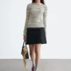 Ribbed Long-Sleeve Top