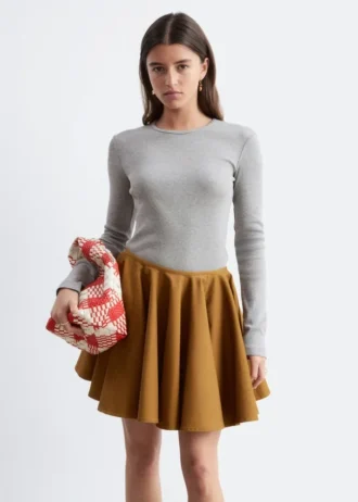 Ribbed Long-Sleeve Top