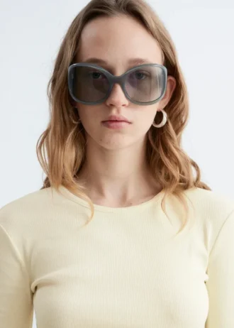 Ribbed Long-Sleeve Top