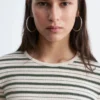 Ribbed Long-Sleeve Top