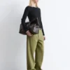 Ribbed Long-Sleeve Top