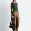 Ribbed Long-Sleeve Top