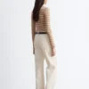 Ribbed Long-Sleeve Top