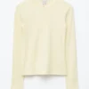 Ribbed Long-Sleeve Top