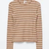 Ribbed Long-Sleeve Top