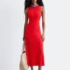 Ribbed Midi Dress