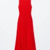 Ribbed Midi Dress