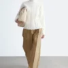 Ribbed Mock-Neck Top