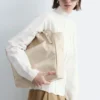Ribbed Mock-Neck Top