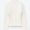 Ribbed Mock-Neck Top