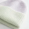 Ribbed Mohair Blend Beanie
