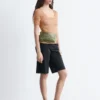 Ribbed Scoop Neck Top