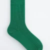 Ribbed Silk Socks