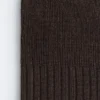 Ribbed Silk Socks