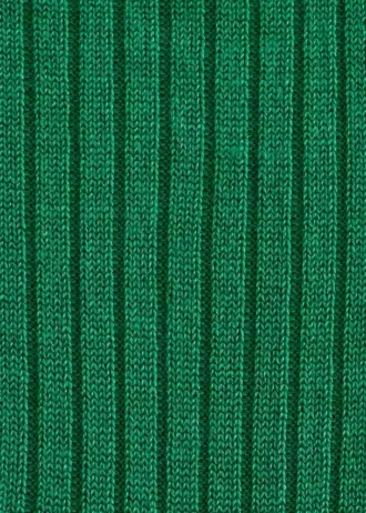 Ribbed Silk Socks