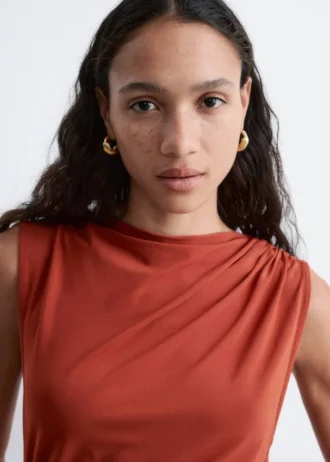Ridged Hoop Earrings