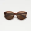 Round-Frame Acetate Sunglasses