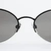 Round Wire-Frame Sunglasses
