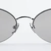 Round Wire-Frame Sunglasses