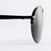 Round Wire-Frame Sunglasses