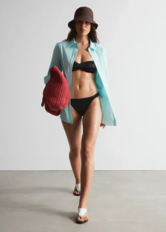 Ruched Bikini Briefs