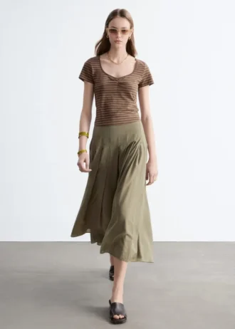 Ruched Bust Jersey Top