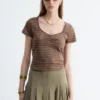 Ruched Bust Jersey Top
