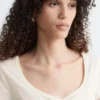 Ruched Bust Jersey Top