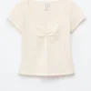 Ruched Bust Jersey Top