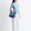 Ruched Cap-Sleeve Top
