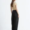 Ruched Cap-Sleeve Top