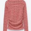 Ruched Floral Top