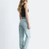 Ruched Keyhole-Neck Top