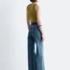 Ruched Keyhole-Neck Top