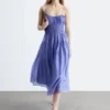 Ruched Midi Dress