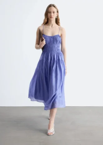 Ruched Midi Dress