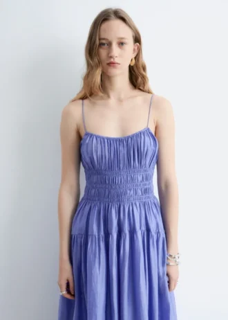 Ruched Midi Dress