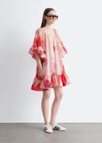 Ruffle Mini Dress