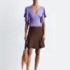 Ruffle V-Neck Blouse