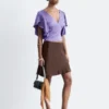 Ruffle V-Neck Blouse