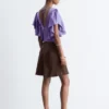 Ruffle V-Neck Blouse