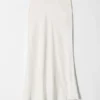Satin Midi Skirt