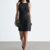 Satin Mini Dress