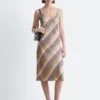 Satin Slip Midi Dress