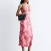 Satin Slip Midi Dress