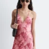 Satin Slip Midi Dress