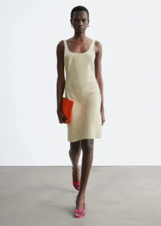 Satin Slip Mini Dress