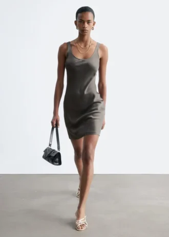 Satin Slip Mini Dress